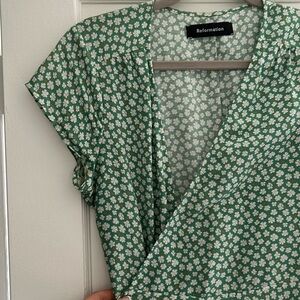 Reformation wrap dress size small